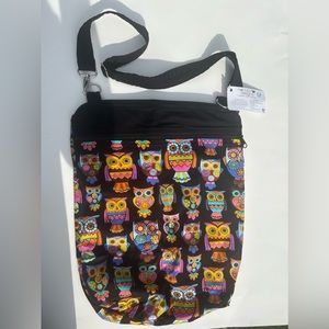 NEW Monkey Foot Designs Double- Pocket Owl Wetbag - Large